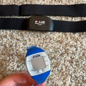 Polar FT7 heart rate monitor, GUC, replaced band